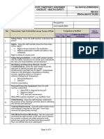 Hse-34 Staff Competency Assessment Form