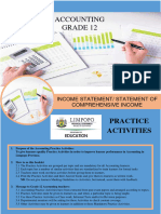 Income Statement - Practice Activities - Final