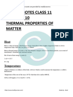 Class 11 Physics ch-10 Notes