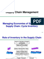 Supply Chain Management: Managing Economies of Scale in The Supply Chain: Cycle Inventory