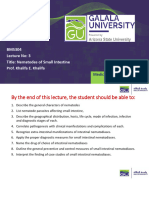 Lect 3. BMS304 Parasitol Nematodes of SI