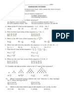 MATH 10 GENERATING PATTERNS Lecture 1 With Activity