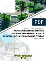 Estudio de Impacto Ambiental - Plaza de Armas Otuzco