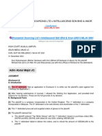 Brunswick Sourcing LTD V Intellascend SDN BHD & Anor (2