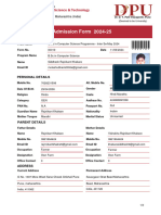 Admission Form