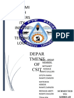 Network Assignment Report