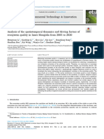 Analysis of The Spatiotemporal Dynamics and Driving Fa - 2024 - Environmental Te