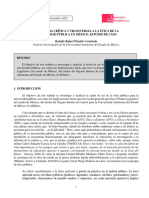 Una Mirada Crítica y Transversal A La Ética de La Universidad Pública en México: Estudio de Caso