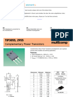 TIP3055 - 2955 Datasheet