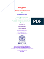 Risk Analysis of E - Banking Operations at Kotak Mahindra Bank LTD (FINAL) 12