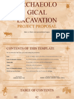 Archaeological Excavation Project Proposal by Slidesgo