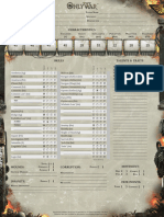 Rogue Trader Character Sheet