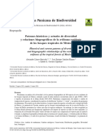 Patrones Históricos y Actuales de Diversidad y Relaciones Biogeográficas