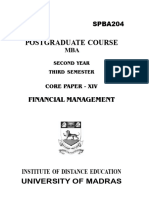 Financial Management (Spba204)