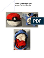 Poliwag Reversible Pokemon Pattern