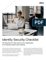 Identity Security Checklist