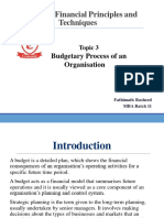 Topic 3 Budgetary Process of An Organisation