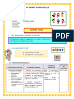 D3 PS SESION Socioemocional Superheroe - PERSONAL SOCIAL