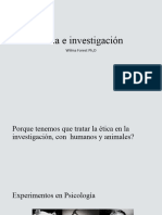 Etica e Investigación