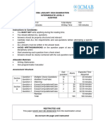 AA133.AUD (IL-II) Question CMA January-2024 Exam.