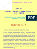 Tema 17 - Perdidas en El Trayecto Del Enlace de Microondas