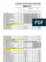 Detail Quantitatif Et Estimatif