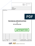 3kV 1x300sqmm Bonding Cable Spec - LSAG Approved