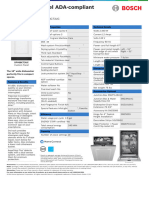 18" Custom Panel ADA-compliant Dishwasher