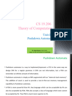 Pushdown Automata