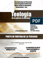 Punto de Partida de La Teologia 2019