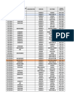 Cuadro de Control de Tiempos Febrero