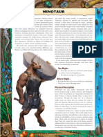 Minotaur Ancestry - Howl of The Wild - Pathfinder 2e REMASTER