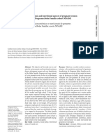 Socioeconomic and Nutritional Aspects of Pregnant Women Assisted by Programa Bolsa Família: Cohort NISAMI