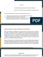 Dividends & Debentures.