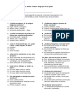 Examen Del 3er Trimestre Del Grupo de 5to Grado