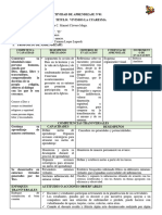 Competenca Y Capacidad Desempeños Precisados Criterios de Evaluacion Evidencia de Aprendizaje Instrument ODE Evaluacion