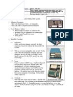 Valley Lab SSE2-3 ESU - Test Procedure