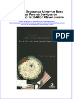 Manual de Segurança Alimentar Boas Práticas para Os Serviços de Alimentação 1st Edition Clever Jucene Full Chapter Download PDF