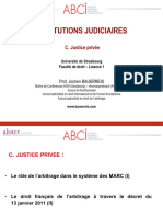 Institutions Judiciaires C Justice Privee