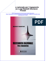 Meccanica Razionale Per L Ingegneria 3rd Edition Luigi Barletti Giovanni Frosali Full Chapter Download PDF