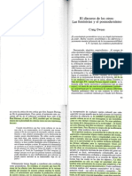 El Discurso de Los Otros Las Feministas y El Posmodernismo.