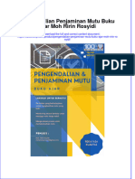 Pengendalian Penjaminan Mutu Buku Ajar Moh Ririn Rosyidi Full Chapter Download PDF