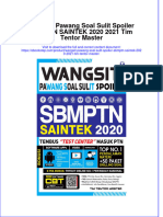 Wangsit Pawang Soal Sulit Spoiler SBMPTN SAINTEK 2020 2021 Tim Tentor Master Full Chapter Download PDF