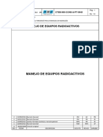 PROCEDIMIENTO 945 Manejo de Equipos Radiactivos