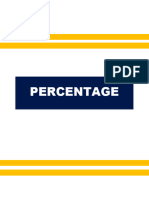 PERCENTAGE