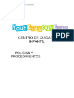 Your Kids Our Kids Guardería Infantil: Una Guía Completa de Políticas y Procedimientos