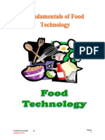 Fundamentos de La Tecnología de Los Alimentos