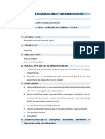 Pharmacological Sheet