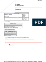 Backhoe System Relief-Pressure Test