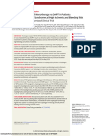 Yi Li Extended Clopidogrel Monotherapy Vs Dapt in